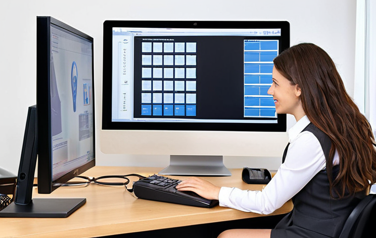 **

A modern, bright law office. A young, friendly lawyer is meeting with a client (perhaps a small business owner). They are discussing documents displayed on a large computer screen. The atmosphere is collaborative and reassuring. Emphasize clear communication and a client-focused approach.

**